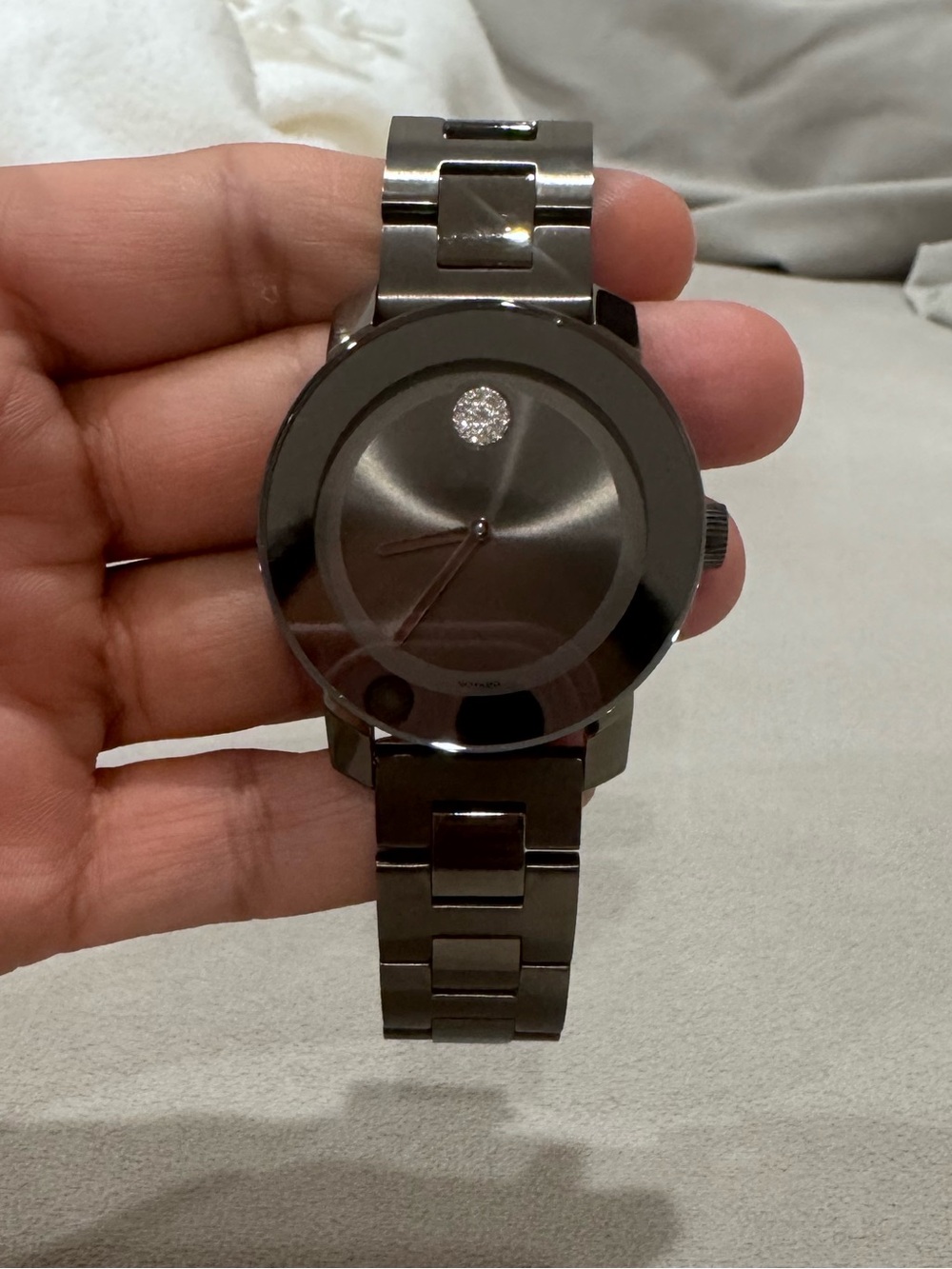 Movado Bold 36mm case Stainless Steel Watch in Grey